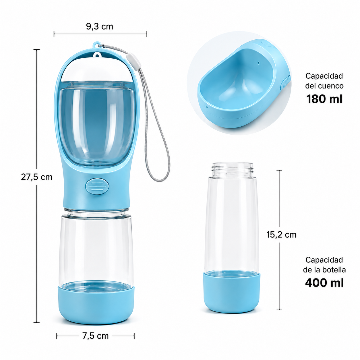 PawGo™ Botella All-in-One